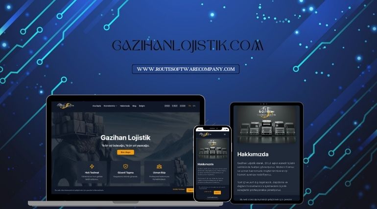 Gazihan Lojistik İçin Dijital Dönüşüm: Web Sitesi ve Görsel Tasarım